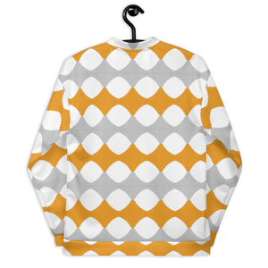 Bold Yellow Pattern Unisex Bomber Jacket - Fleece - Dipaliz - Jackets
