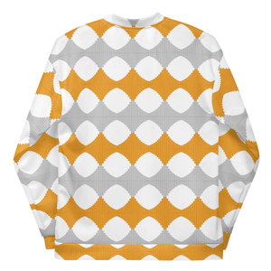 Bold Yellow Pattern Unisex Bomber Jacket - Fleece - Dipaliz - Jackets