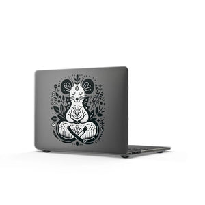 Dipaliz Zen Meditation Cat Macbook Case Matte Laptop Cover - Hard Cases