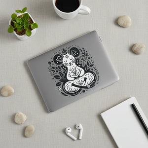 Dipaliz Zen Meditation Cat Macbook Case Matte Laptop Cover - Hard Cases