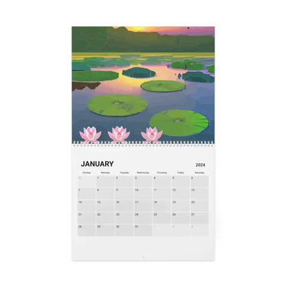 Dipaliz’s Stylish 2024 Art Calendar: Elevate Your Space - Calendar
