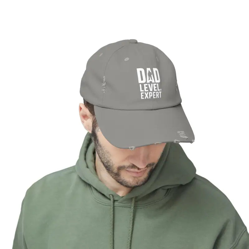 Distressed Hats: Effortless Style for Dad-level Experts - Light Olive / one Size Hats