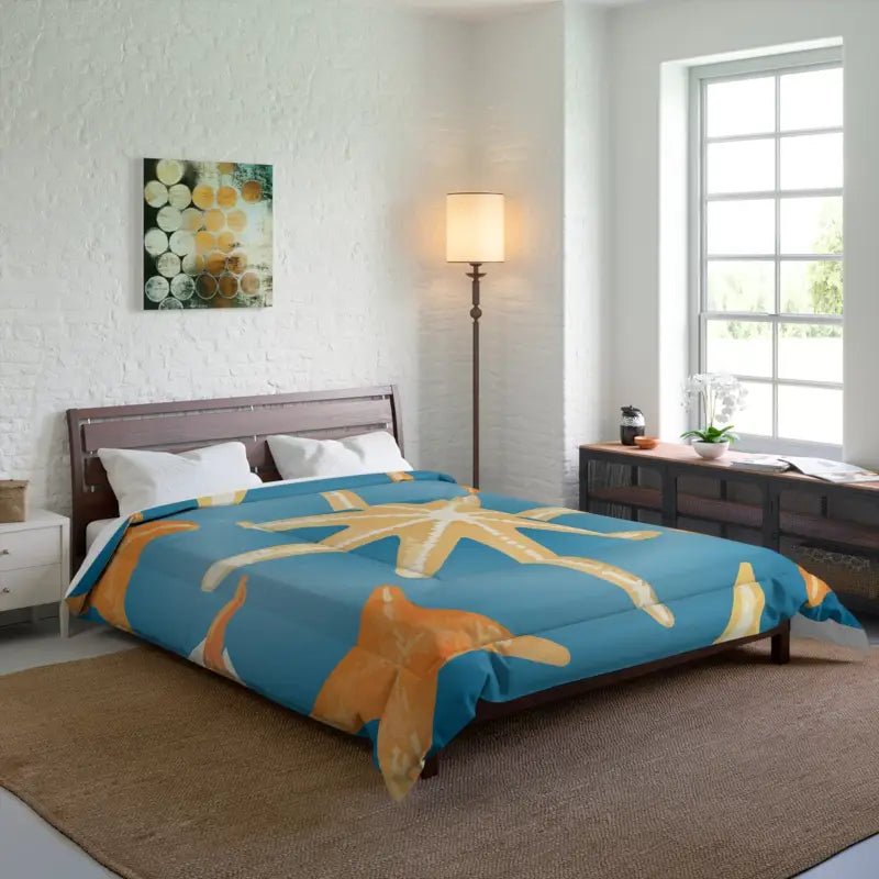 Dive Into Comfort with Dipaliz’s Starfish Dreams Blanket - 88’’ × Home Decor