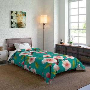 Floral Polyester Comforter - Cozy Bedroom Sanctuary Style - Dipaliz - 68’’ × 92’’ - Quilts & Comforters