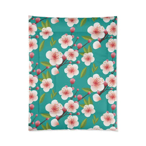 Floral Polyester Comforter - Cozy Bedroom Sanctuary Style - Dipaliz - Quilts & Comforters