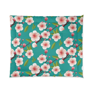 Floral Polyester Comforter - Cozy Bedroom Sanctuary Style - Dipaliz - Quilts & Comforters