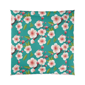 Floral Polyester Comforter - Cozy Bedroom Sanctuary Style - Dipaliz - Quilts & Comforters