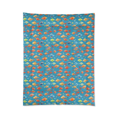 Dive Into Dreamland with Dipaliz Fishes Polyester Comforter - Home Decor