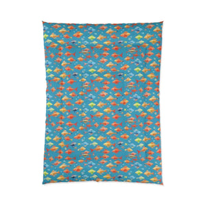 Fishes Polyester Marine Comforter - Cozy Ocean Style - Dipaliz - Quilts & Comforters