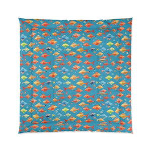 Fishes Polyester Marine Comforter - Cozy Ocean Style - Dipaliz - Quilts & Comforters