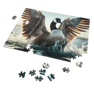 Goose Fluttering Jigsaw Puzzle High-quality Chipboard - Dipaliz - 14’’ × 11’’ (252 Pcs) - Puzzles