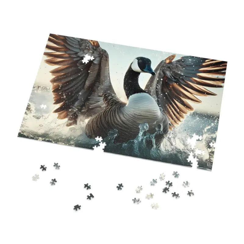 Goose Fluttering Jigsaw Puzzle: Dive Into Relaxation - Puzzle