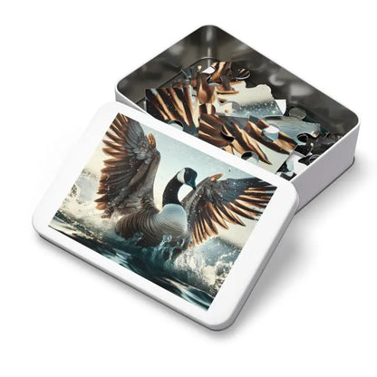 Goose Fluttering Jigsaw Puzzle: Dive Into Relaxation - Puzzle