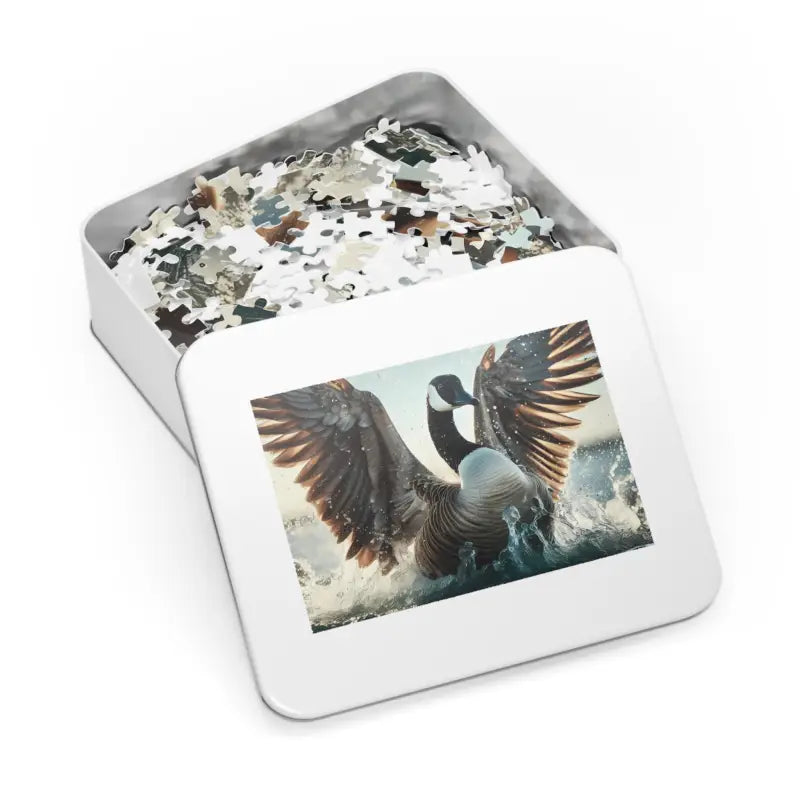 Goose Fluttering Jigsaw Puzzle: Dive Into Relaxation - Puzzle