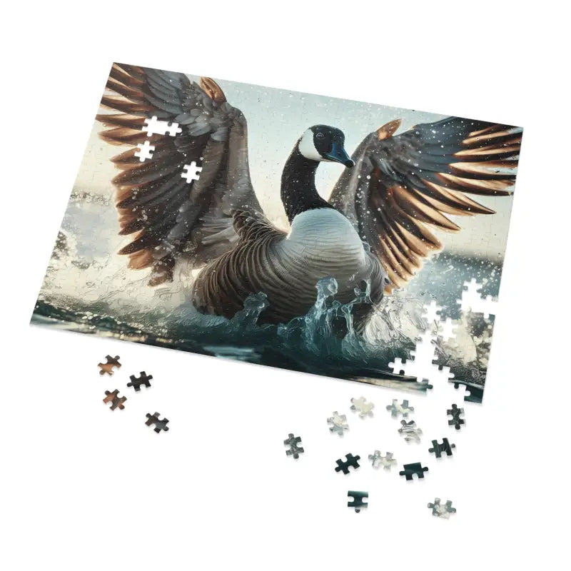 Goose Fluttering Jigsaw Puzzle: Dive Into Relaxation - Puzzle