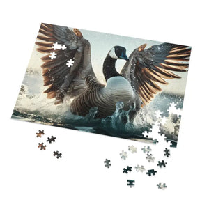 Goose Fluttering Jigsaw Puzzle High-quality Chipboard - Dipaliz - Puzzles