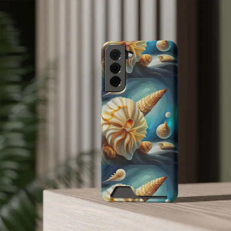 Dive Into Splashy Sea Shell Phone Case Magic!