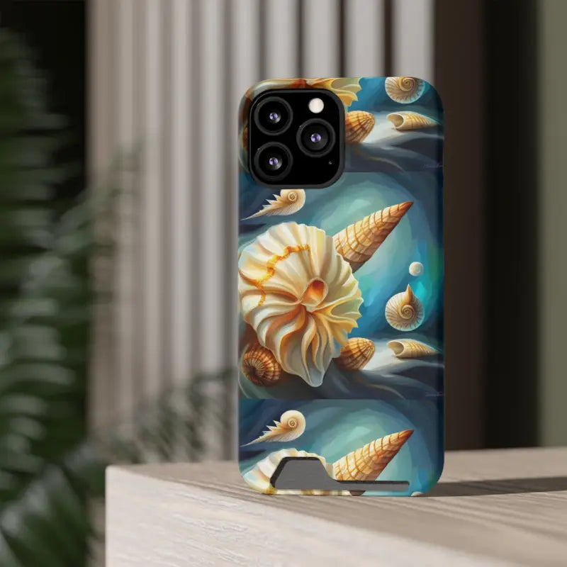 Dive Into Splashy Sea Shell Phone Case Magic!