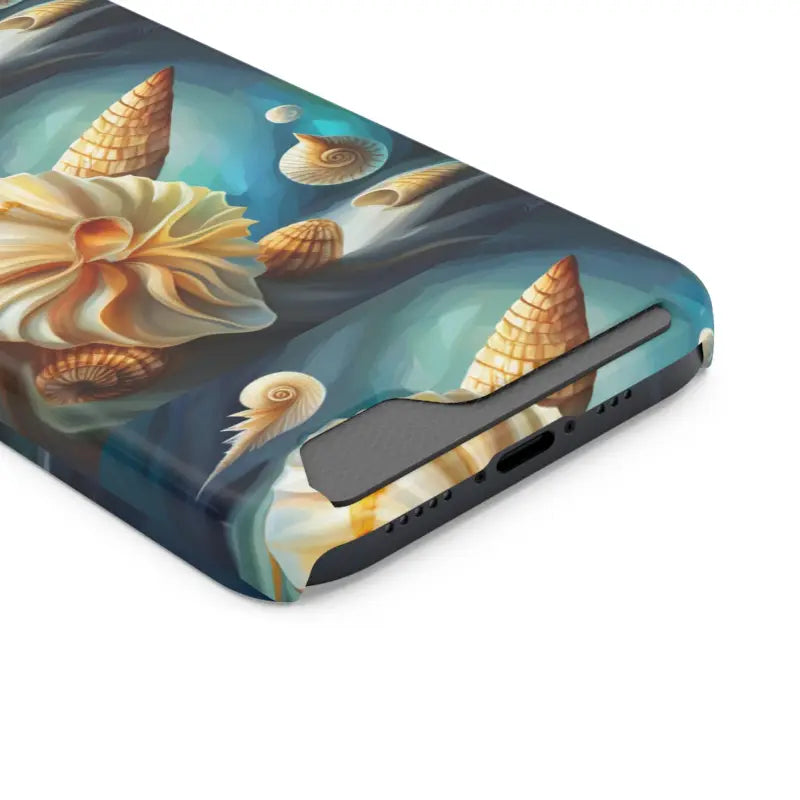 Dive Into Splashy Sea Shell Phone Case Magic!