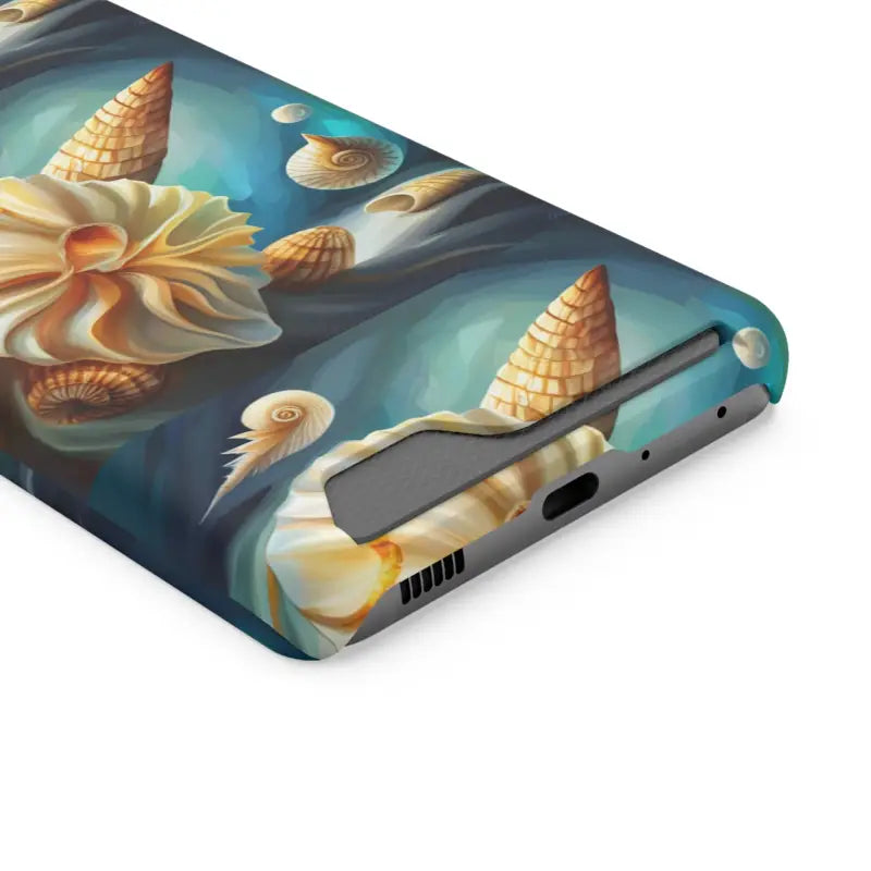 Dive Into Splashy Sea Shell Phone Case Magic!