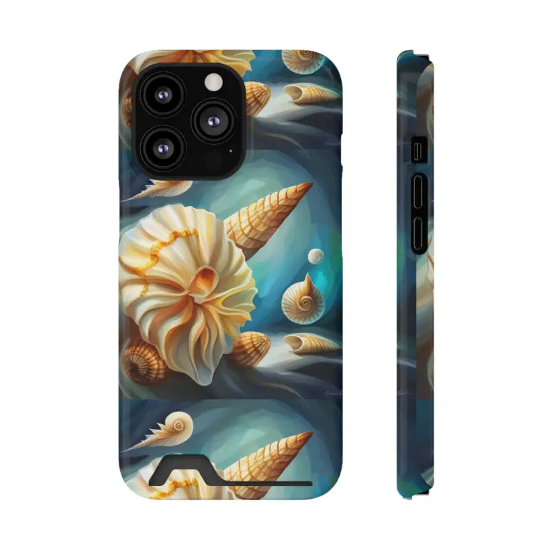 Dive Into Splashy Sea Shell Phone Case Magic! - Iphone 13 Pro / Glossy / Without Gift Packaging