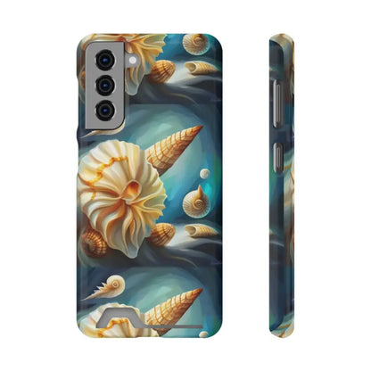 Dive Into Splashy Sea Shell Phone Case Magic! - Samsung Galaxy S21 / Glossy / Without Gift Packaging