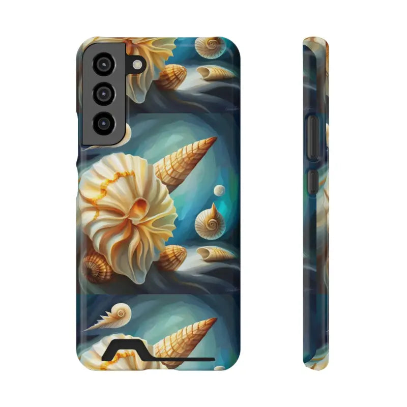 Dive Into Splashy Sea Shell Phone Case Magic! - Samsung Galaxy S22 Plus / Glossy / Without Gift Packaging