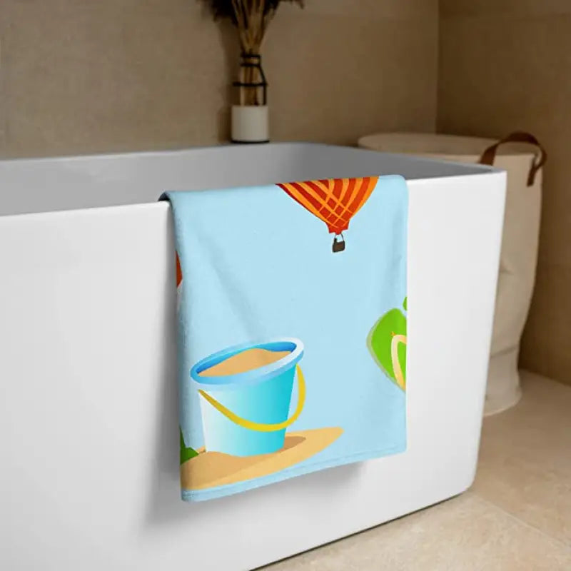 Ultimate Beach Ball Towel: Luxurious Water Absorbent & Stylish - Towels