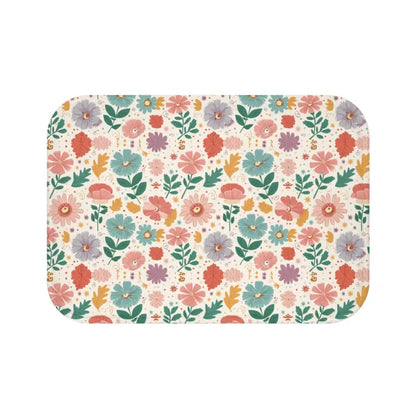 Stylish Floral Bath Mat: Elevate your Bathroom Decor - Home