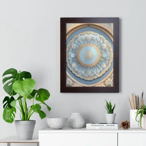 Framed Vertical Poster - Women’s Fashion Abstract Art - Dipaliz - Posters Prints & Visual Artwork