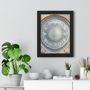 Framed Vertical Poster - Women’s Fashion Abstract Art - Dipaliz - Posters Prints & Visual Artwork