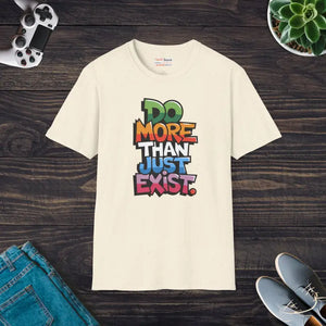 Unisex Softstyle Tee - Twill Tape Shoulders Relaxed Style - Dipaliz - Natural / s - T-shirts