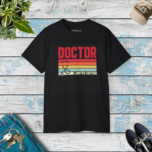 Rock the Limited Edition Ultra Cotton Doctor Tee - Black / s T-shirt