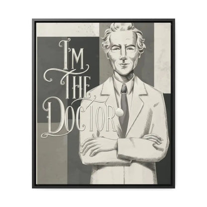 Transform your Space with Doctor-themed Gallery Canvas Wraps - 20″ x 24″ / Premium (1.25″) / Black