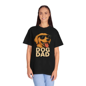Dog Dad Funny Shirt Premium Cotton Tee - Dipaliz - T-shirts