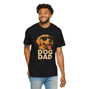 Dog Dad Funny Shirt Premium Cotton Tee - Dipaliz - T-shirts
