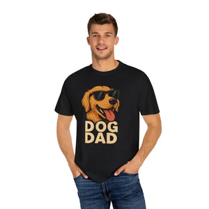 Dog Dad Funny Shirt Premium Cotton Tee - Dipaliz - T-shirts
