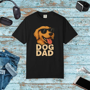 Dog Dad Funny Shirt Premium Cotton Tee - Dipaliz - Black / s - T-shirts