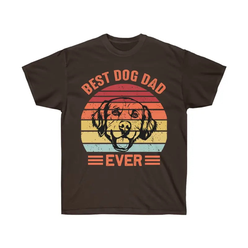 Style: Dog Lover Ultra Cotton Tee for Dads - Dark Chocolate / s T-shirt