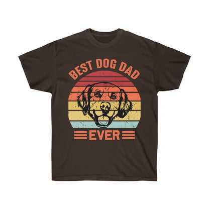 Style: Dog Lover Ultra Cotton Tee for Dads - Dark Chocolate / s T-shirt