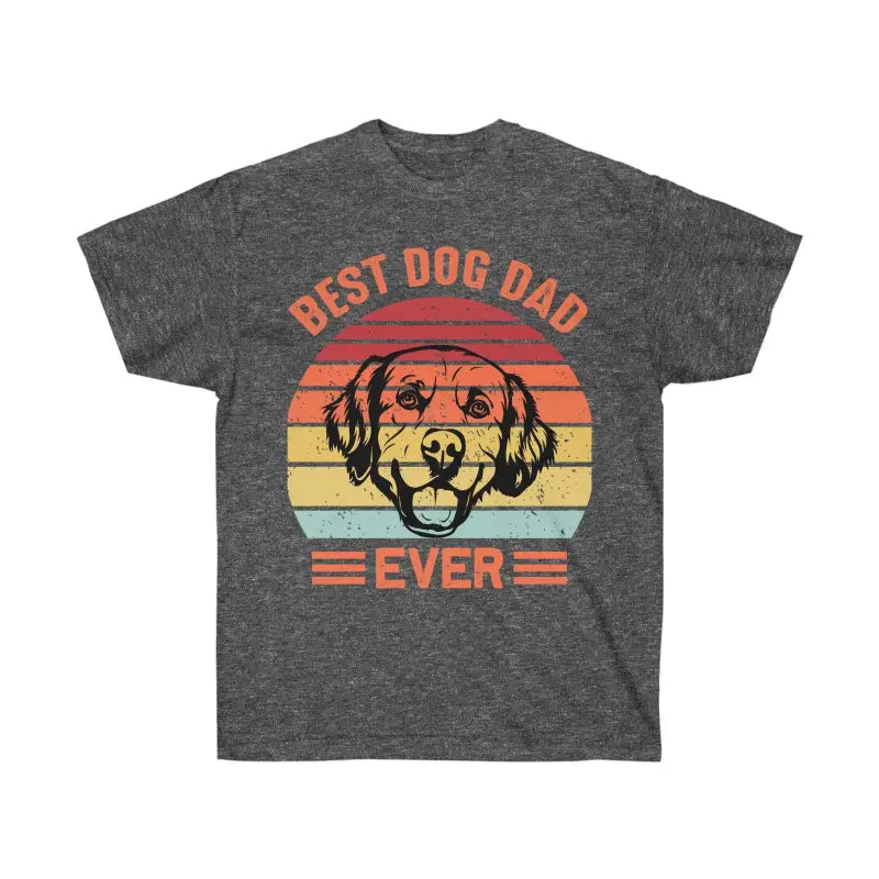 Style: Dog Lover Ultra Cotton Tee for Dads - Dark Heather / s T-shirt