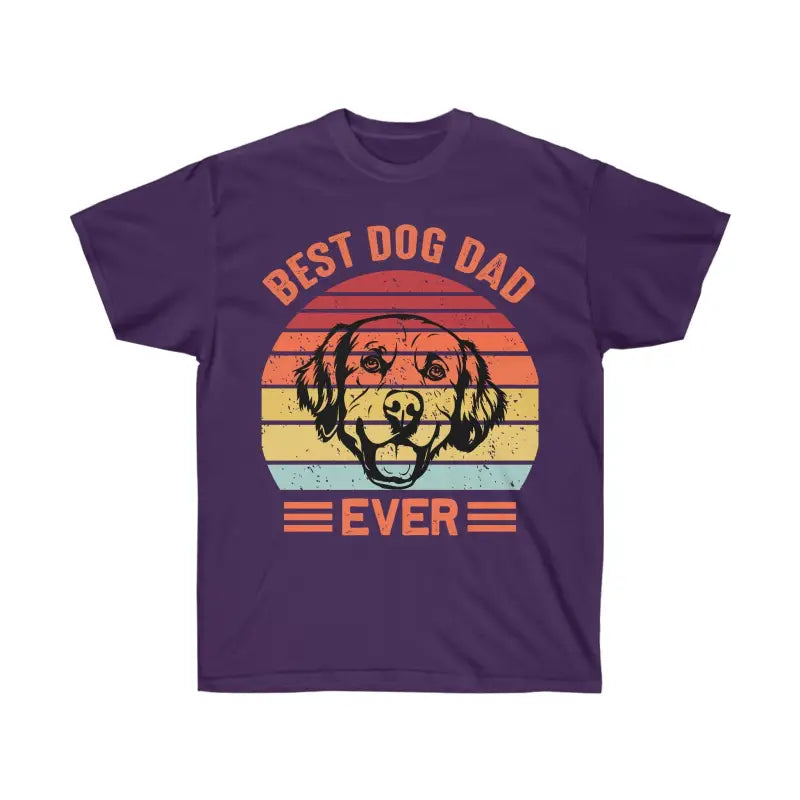 Style: Dog Lover Ultra Cotton Tee for Dads - Purple / s T-shirt