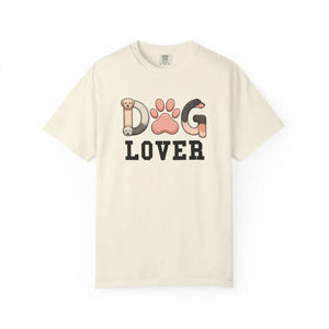 Dog Lover T-shirt, Cute Paw & Puppy Graphic Tee - T-shirts