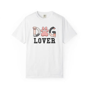 Dog Lover T-shirt, Cute Paw & Puppy Graphic Tee - T-shirts