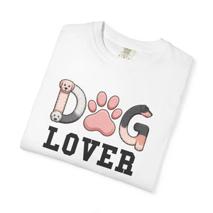 Dog Lover T-shirt, Cute Paw & Puppy Graphic Tee - T-shirts