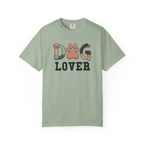 Dog Lover T-shirt, Cute Paw & Puppy Graphic Tee - T-shirts
