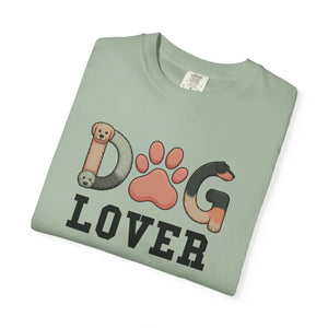 Dog Lover T-shirt, Cute Paw & Puppy Graphic Tee - T-shirts