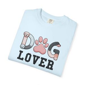 Dog Lover T-shirt, Cute Paw & Puppy Graphic Tee - T-shirts
