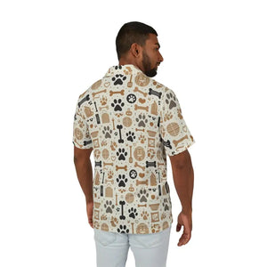 Dog Lover’s Hawaiian Camp Shirt Bold Colorful Summer Style Dipaliz - Shirts
