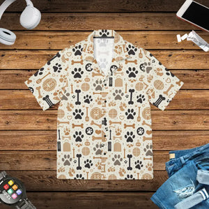 Dog Lover’s Hawaiian Camp Shirt Bold Colorful Summer Style Dipaliz - Xs - Shirts